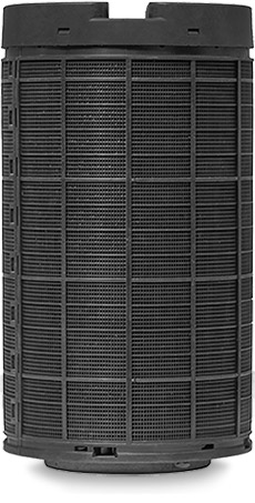 SmogBox - innowacyjny filtr antysmogowy skutecznie filtrujący pyły zawieszone PM1, PM2.5 i PM10, jak również typowe zapachy wchodzące w skład smogu i dymów - Filtr z węglem aktywowanym front